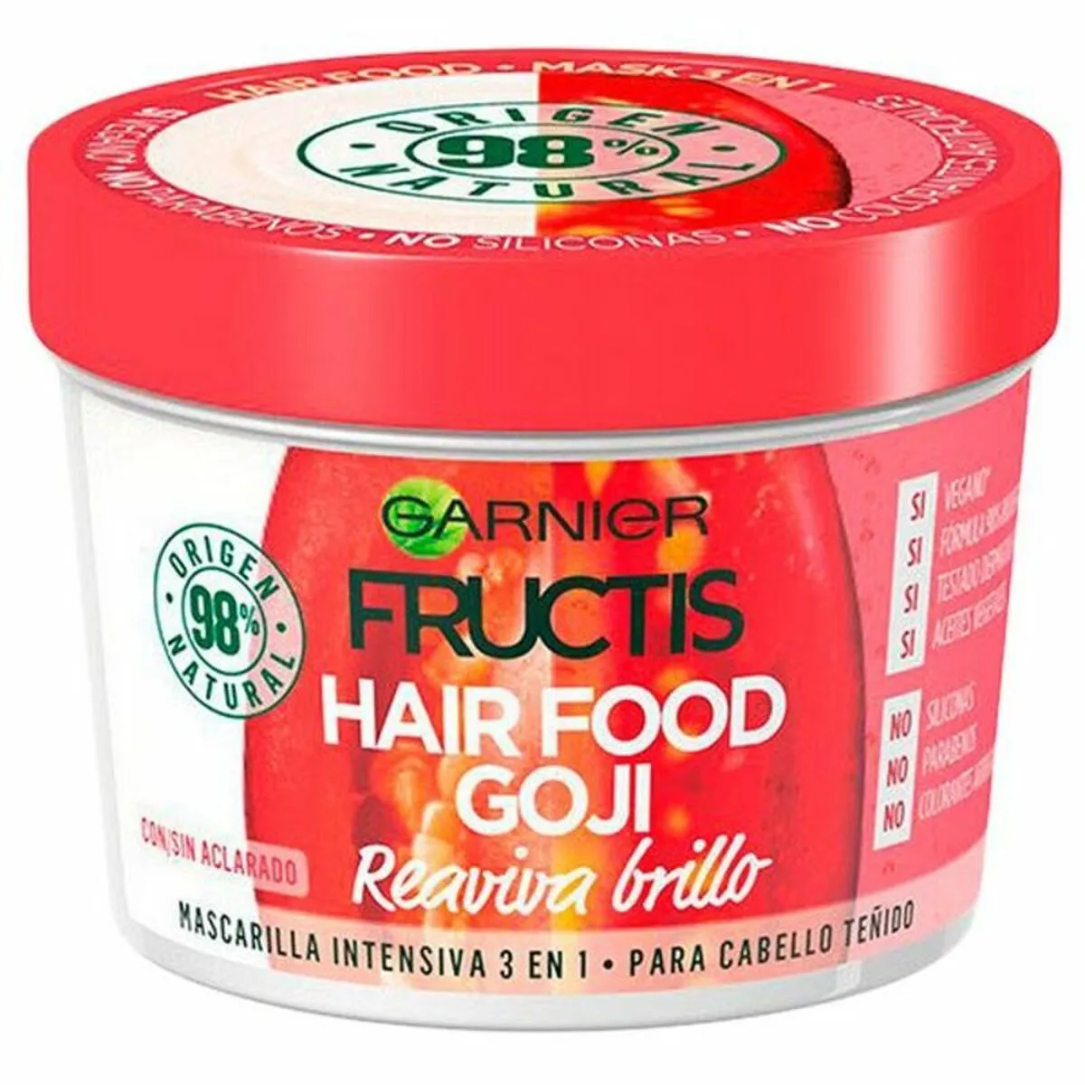 Maschera per Capelli Reaviva Brillo Hair Food Goji Garnier (390 ml)