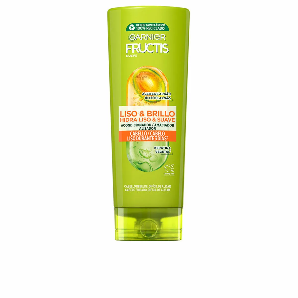 Maschera per Capelli Garnier Fructis Liso Brillo 250 ml