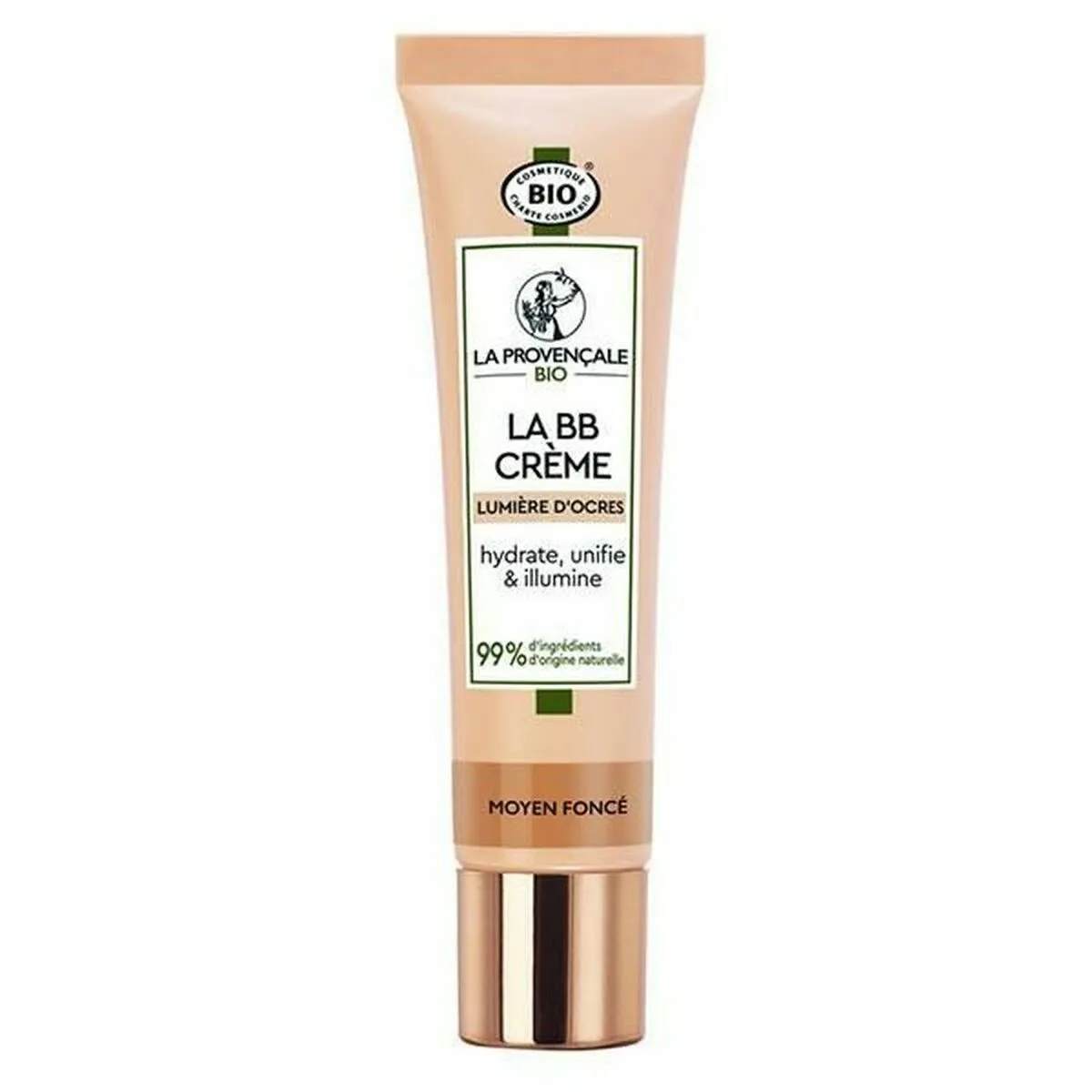 Base per Trucco Fluida La Provençale Bio BB Cream Lumiere d'Ochers Scuro Medio