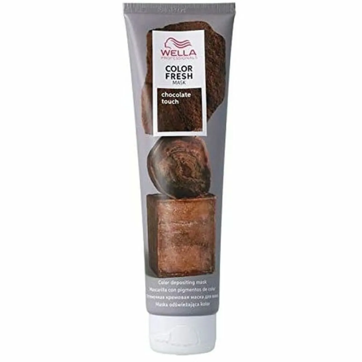 Maschera per Capelli Color Fresh Wella Cioccolato (150 ml)