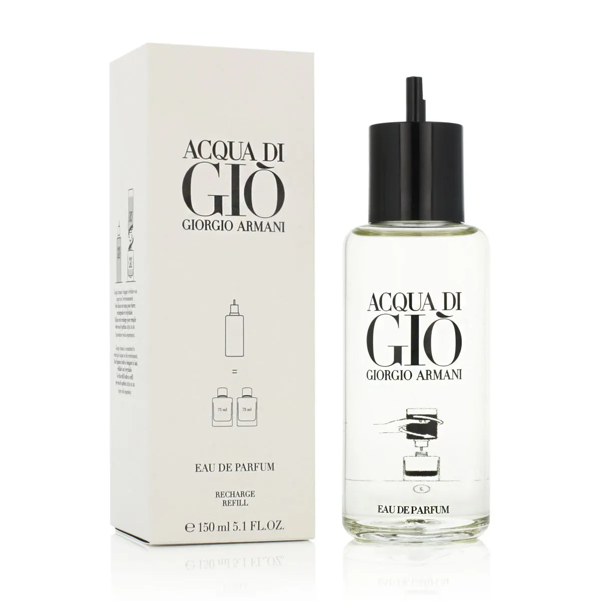 Profumo Uomo Giorgio Armani EDP Ricarica Acqua Di Gio Pour Homme 150 ml