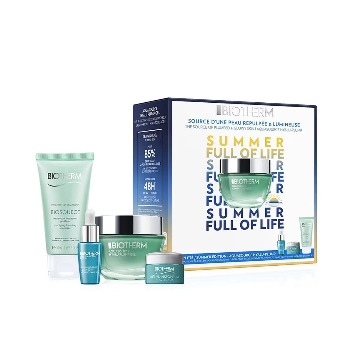 Set Cosmetica Biotherm AQUASOURCE 4 Pezzi