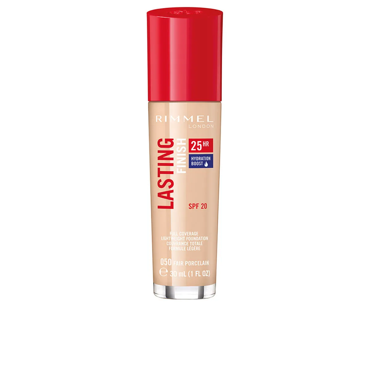 Base per Trucco Fluida Rimmel London Lasting Finish Nº 050 Spf 20