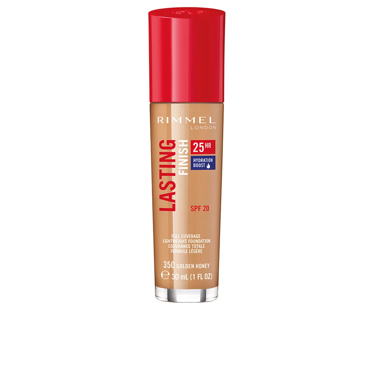 Base per Trucco Fluida Rimmel London Lasting Finish Nº 350 Spf 20