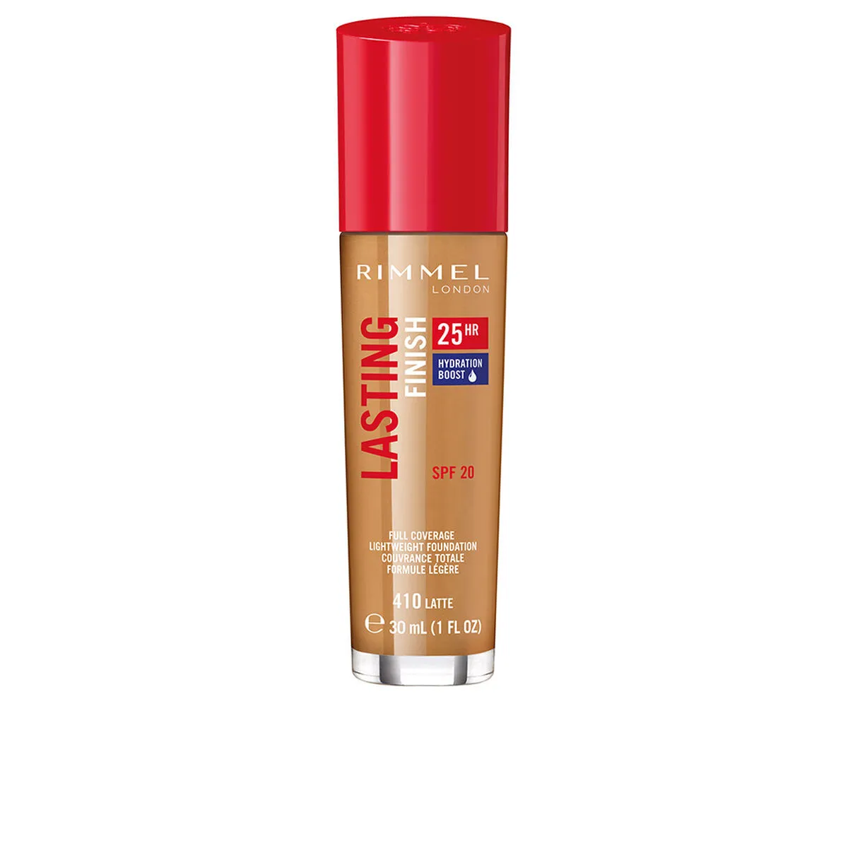 Base per Trucco Fluida Rimmel London Lasting Finish Nº 410 Spf 20