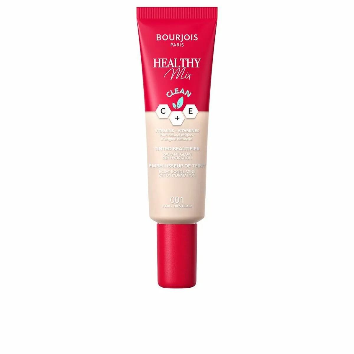 Crema Idratante con Colore Bourjois Healthy Mix 001 (30 ml)