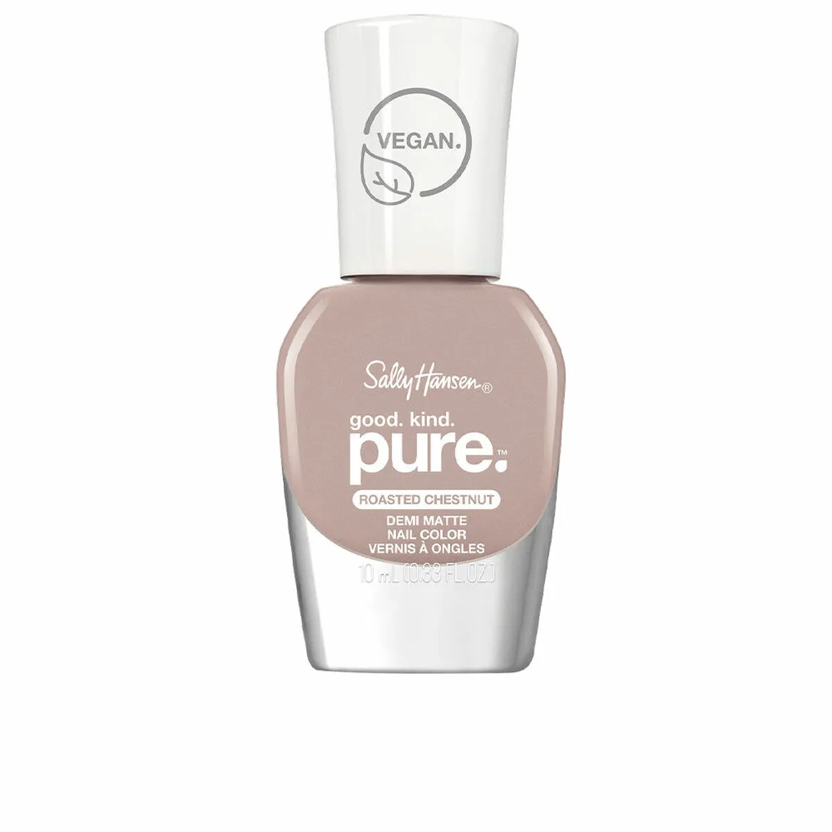 smalto Sally Hansen Good.Kind.Pure Guscio d'uovo Nº 050-roasted chestnut (10 ml)