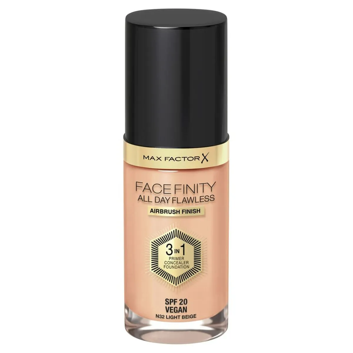 Base Cremosa per il Trucco Max Factor Facefinity 3 in 1 Spf 20 Nº 32-light beige 30 ml