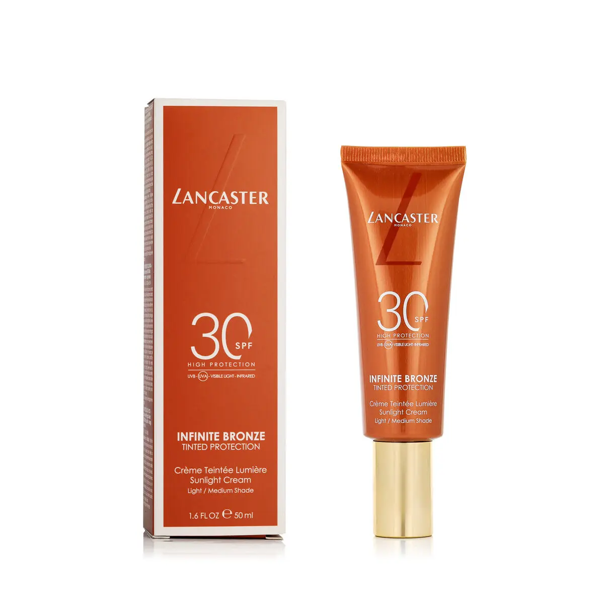 Protezione Solare Viso Lancaster Infinite Bronze