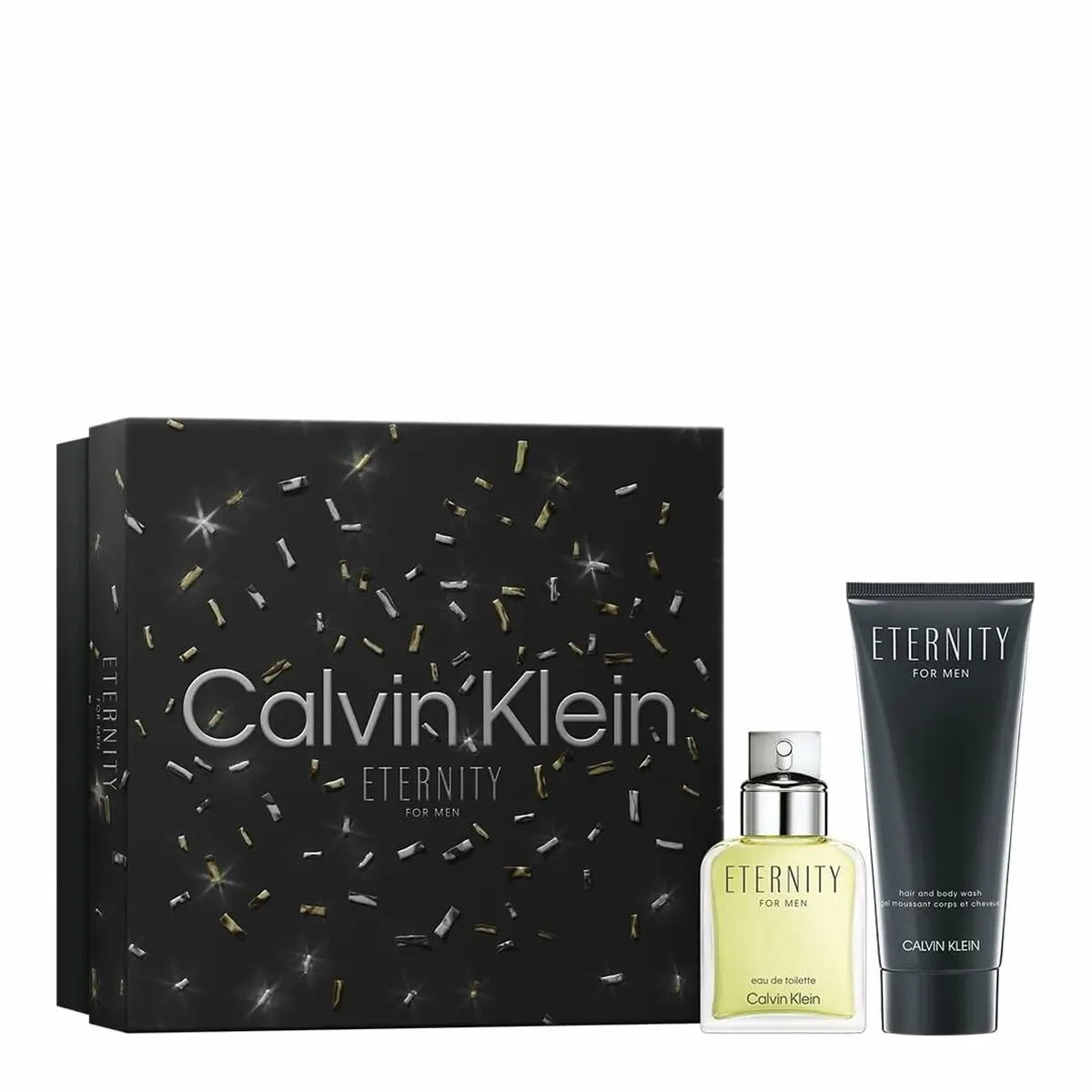 Cofanetto Profumo Uomo Calvin Klein EDT Eternity 2 Pezzi