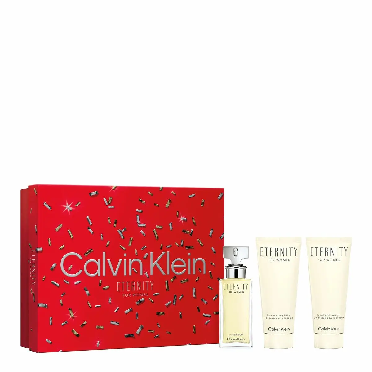 Cofanetto Profumo Donna Calvin Klein EDP Eternity 3 Pezzi