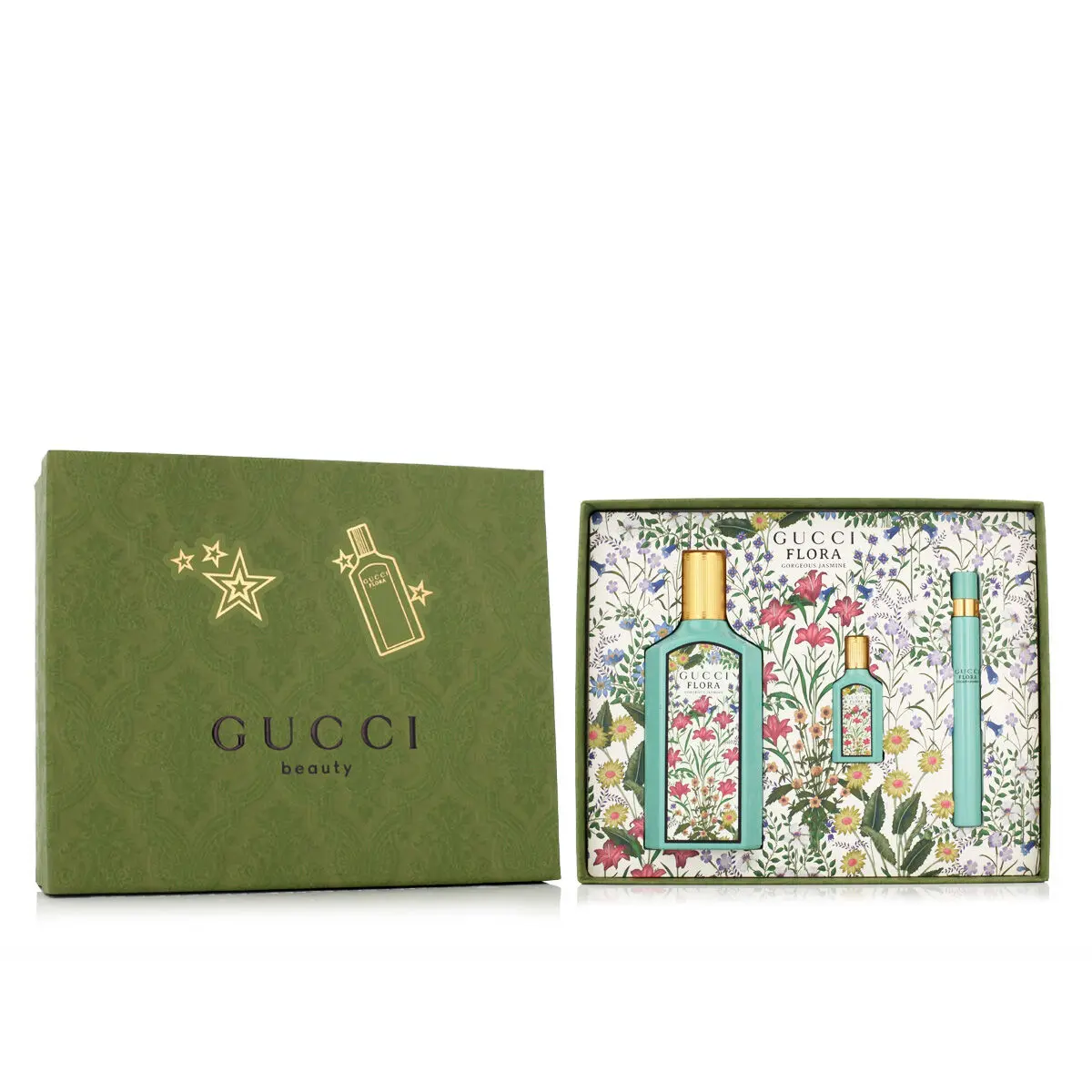 Cofanetto Profumo Donna Gucci EDP Flora Gorgeous Jasmine 3 Pezzi