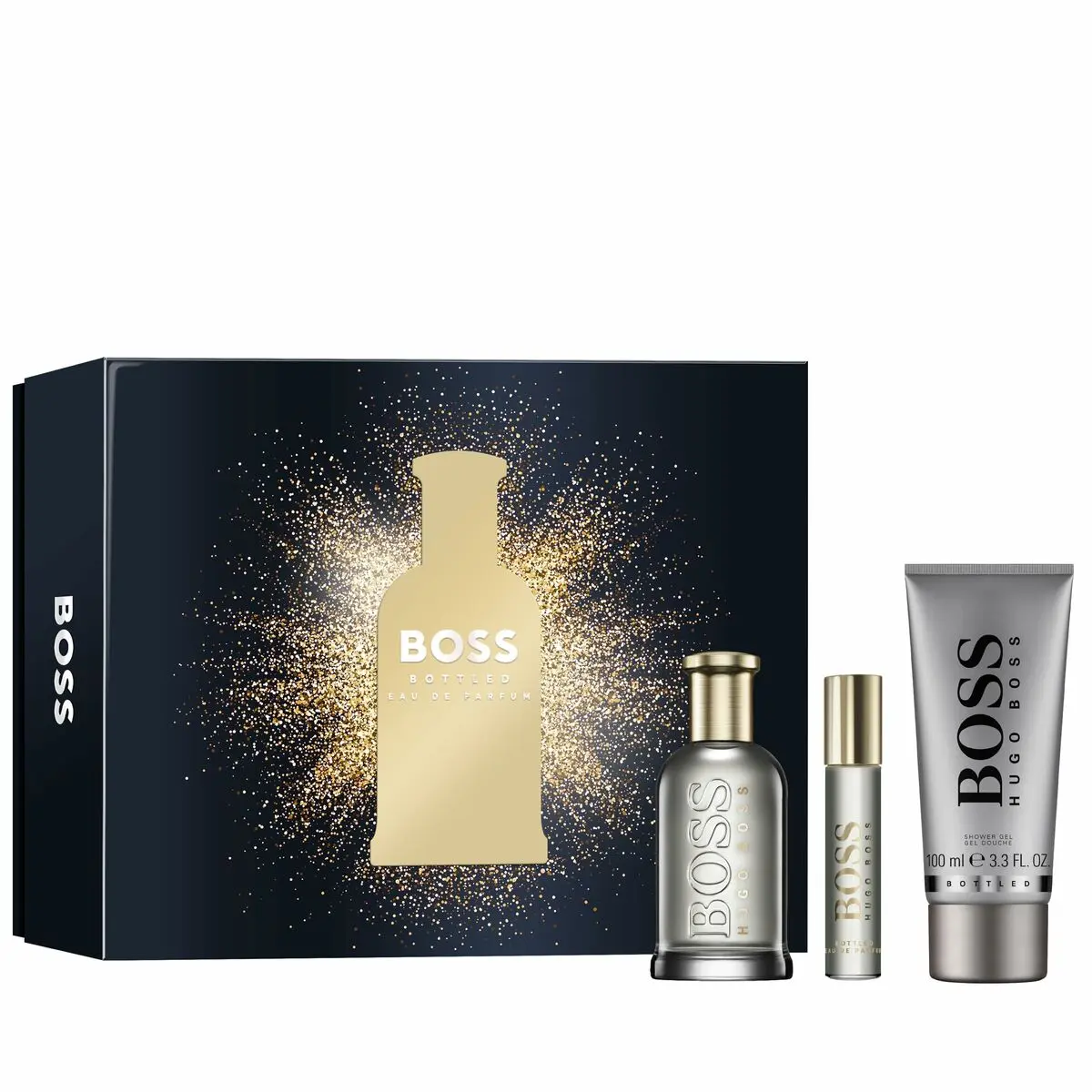 Cofanetto Profumo Uomo Hugo Boss EDP Boss Bottled 3 Pezzi