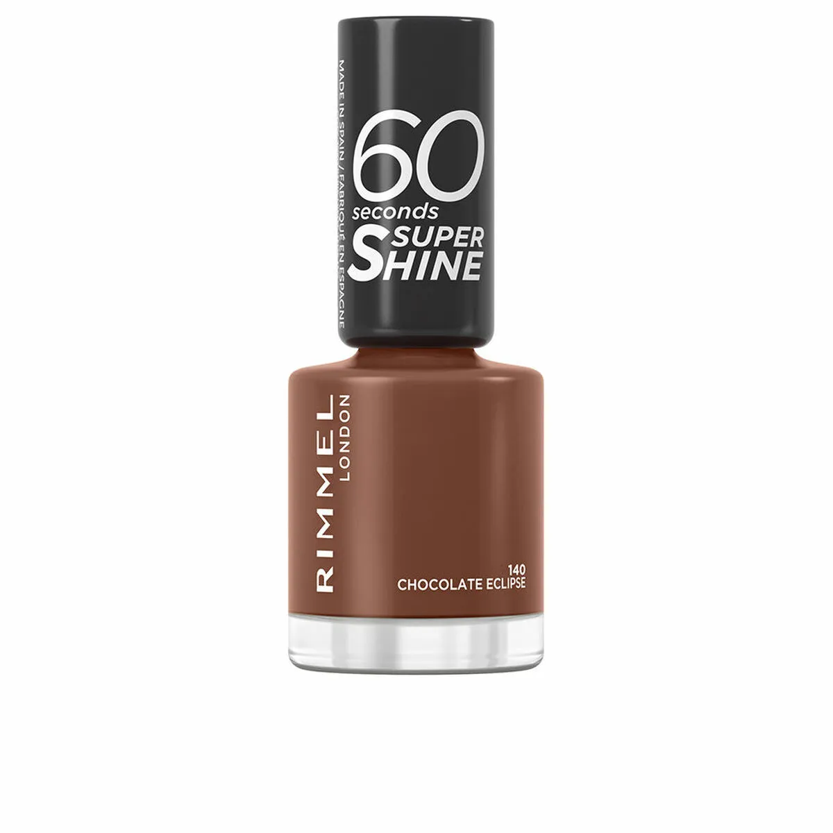 smalto Rimmel London 60 Seconds Super Shine Nº 140 Chocolate eclipse 8 ml