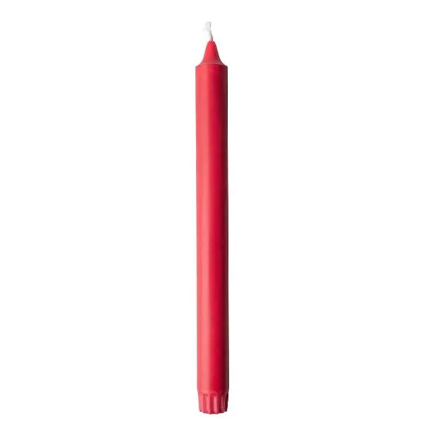 CF4 CANDELE CORONE 25 CM ROSSO