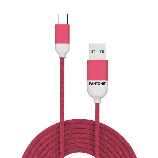 PANTONE USB-C CABLE 1.5MT PINK