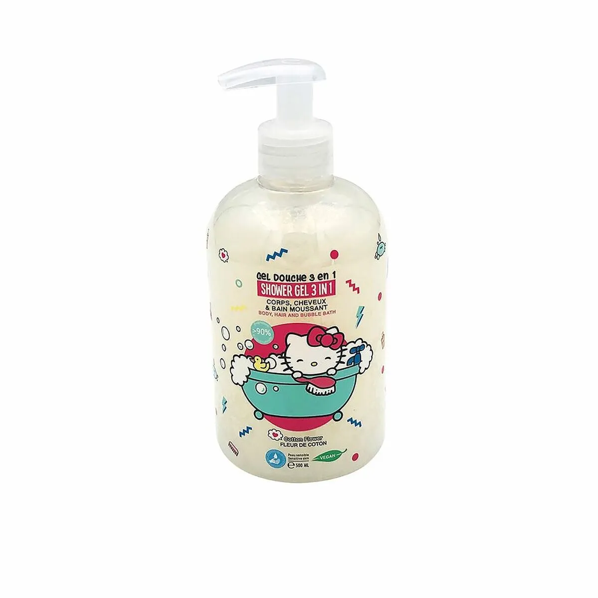 Gel Doccia Take Care Hello Kitty 3 in 1 (500 ml)