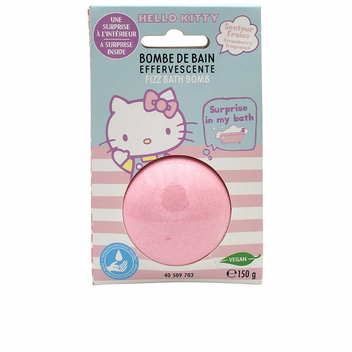 Bomba da Bagno Take Care Hello Kitty Fragola 150 g