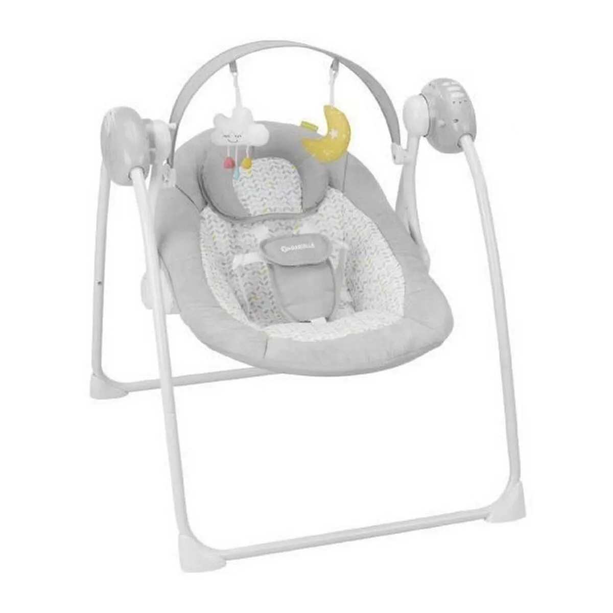 Sedia a Dondolo Badabulle Candy Comfort Swing Grigio Bianco