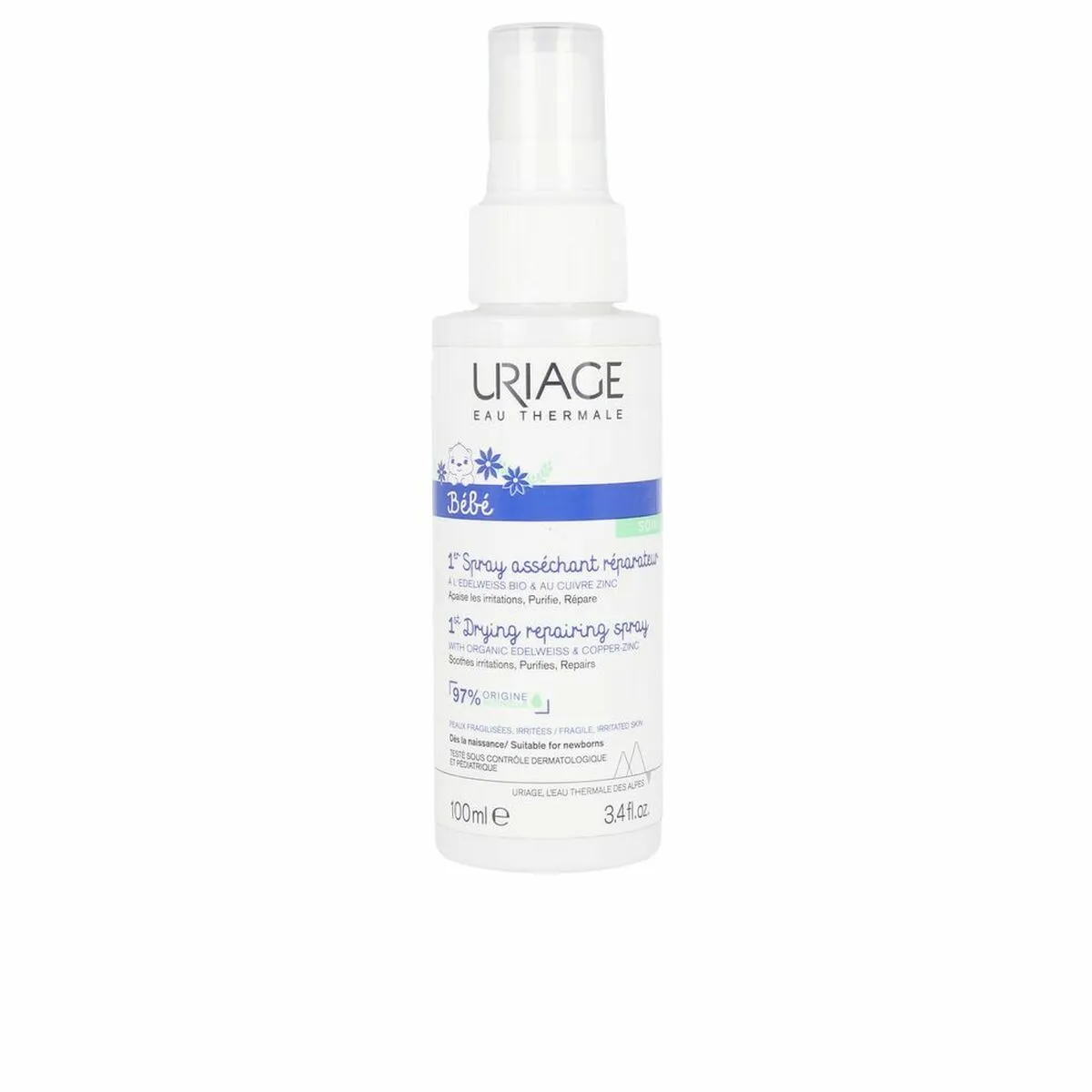 Spray Riparatore Uriage Bebé Pelli Arrossite (100 ml)