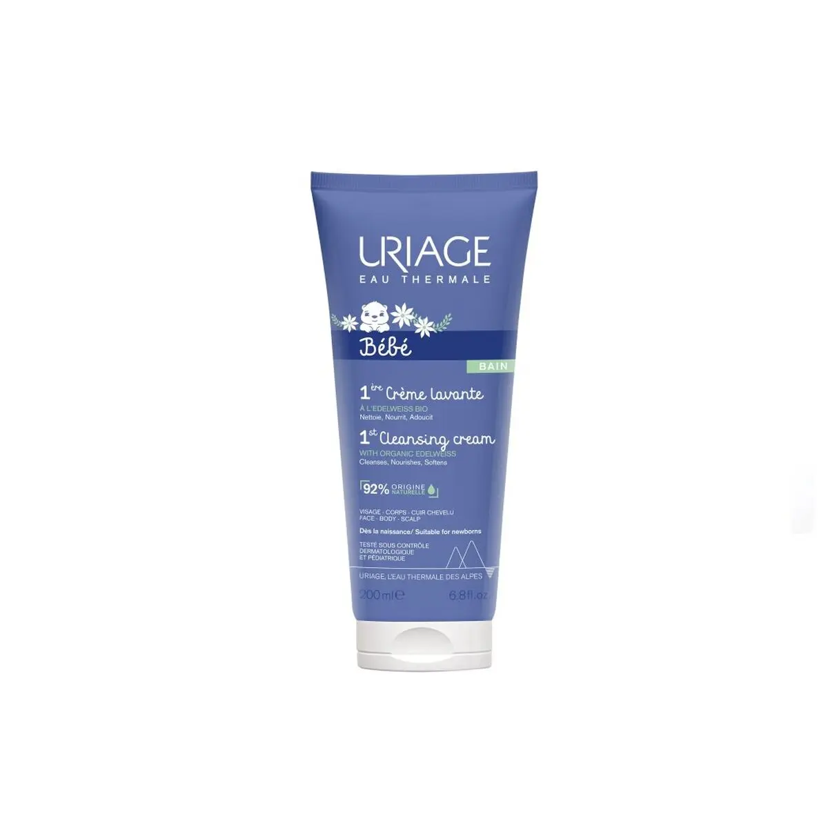 Crema Detergente per Bambini Uriage 200 ml