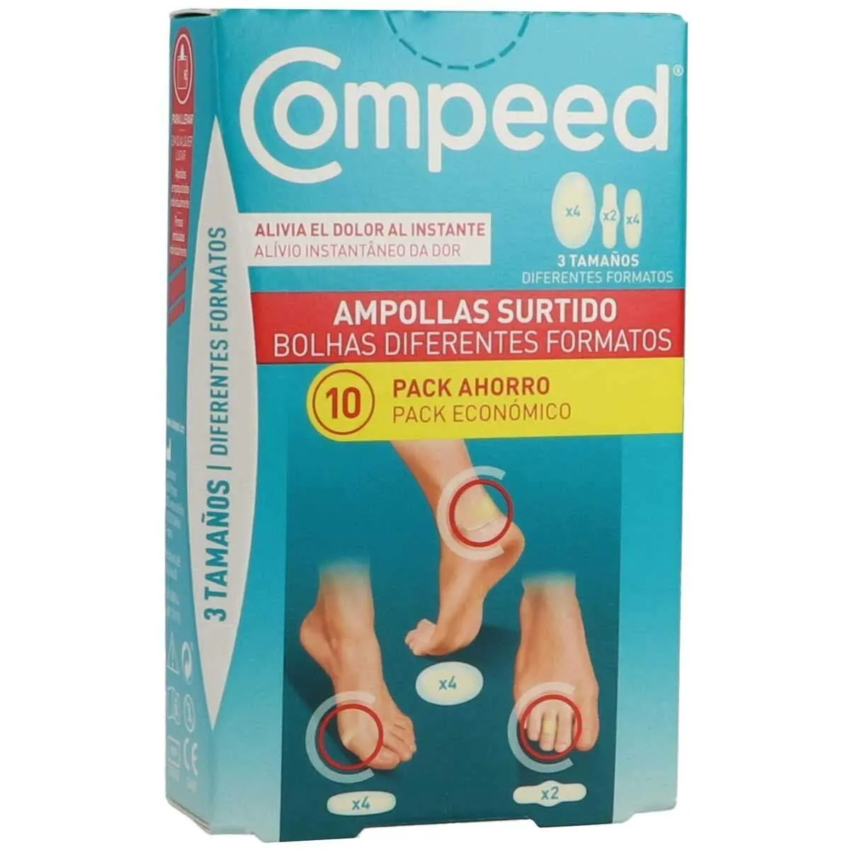 Cerotti per vesciche Compeed   10 Pezzi