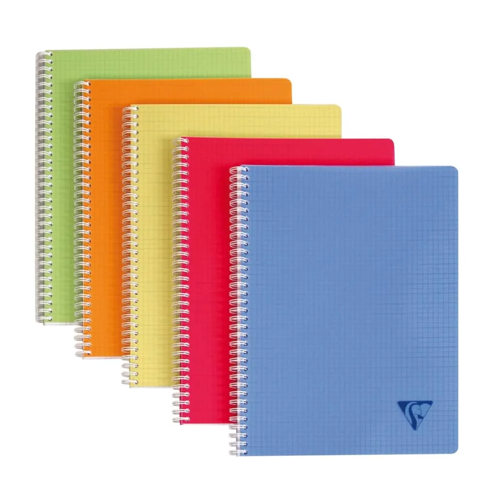 Clairefontaine Quaderni Linicolor A4 90 Fogli a Quadretti 5x5 mm 5 pz