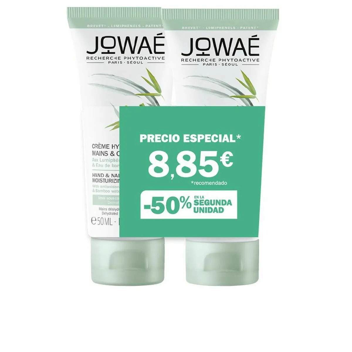 Crema Mani Jowaé Hand & Nail Idratante 2 Unità