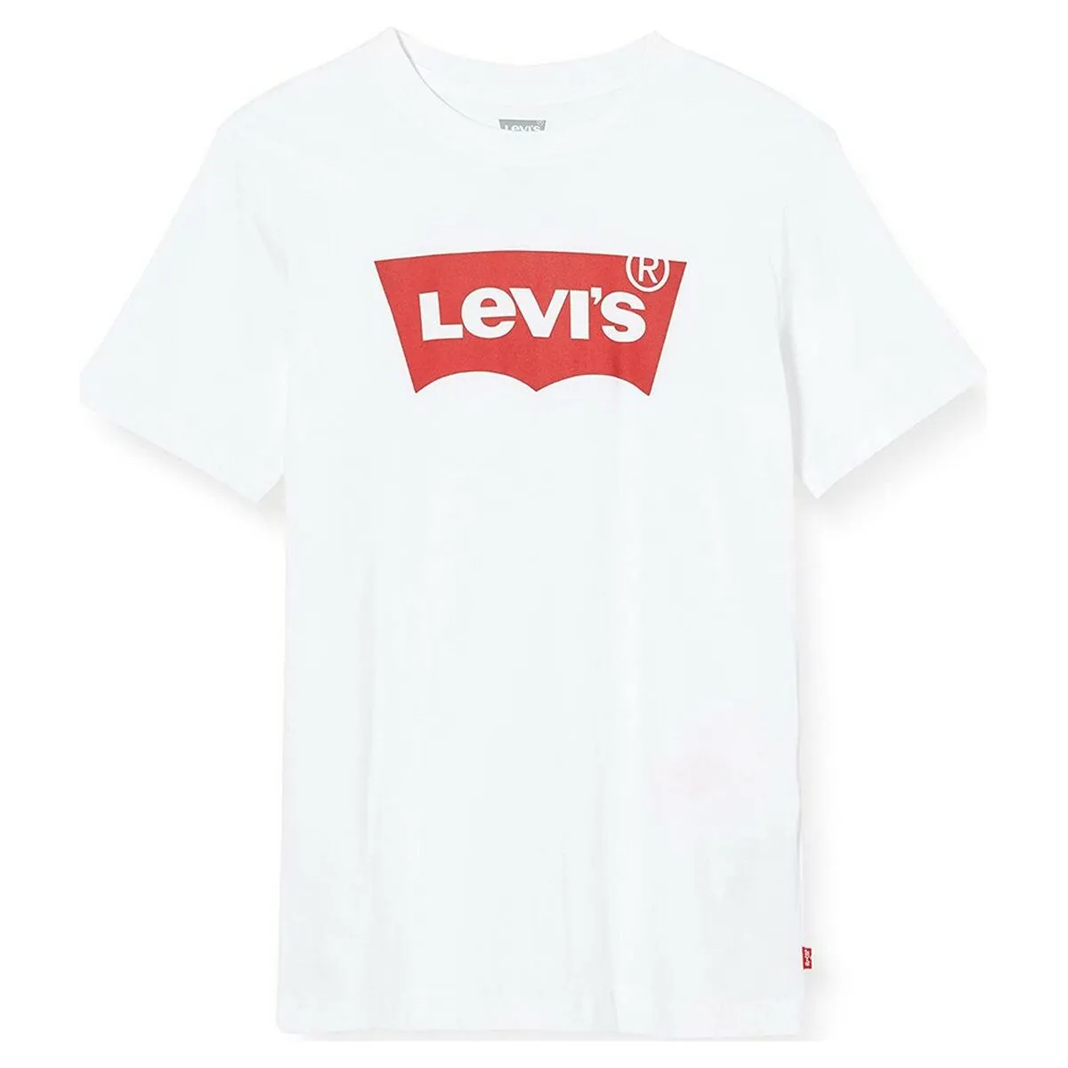 Maglia a Maniche Corte per Bambini Levi's Batwing 4 Anni Bianco