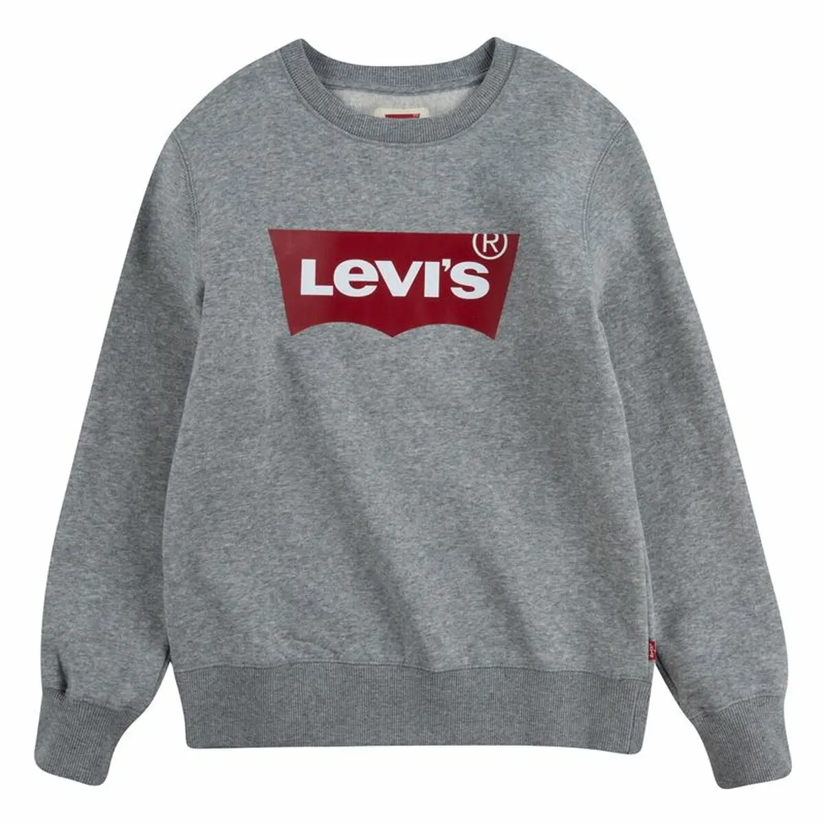 Felpa senza Cappuccio Bambino Levi's  Batwing Crewneck  Grigio scuro