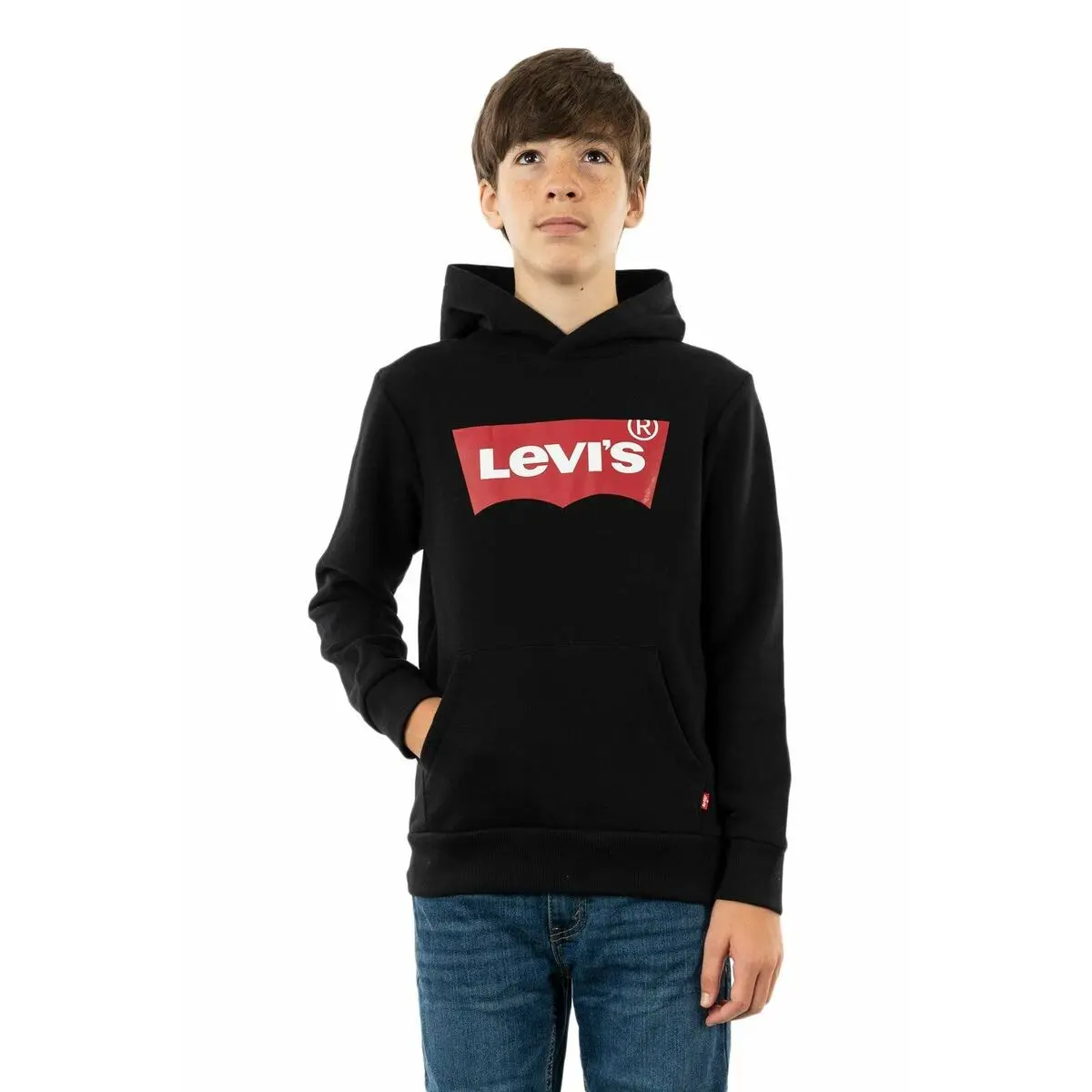 Felpa con Cappuccio Bambino Levi's 9E8778-023 Nero