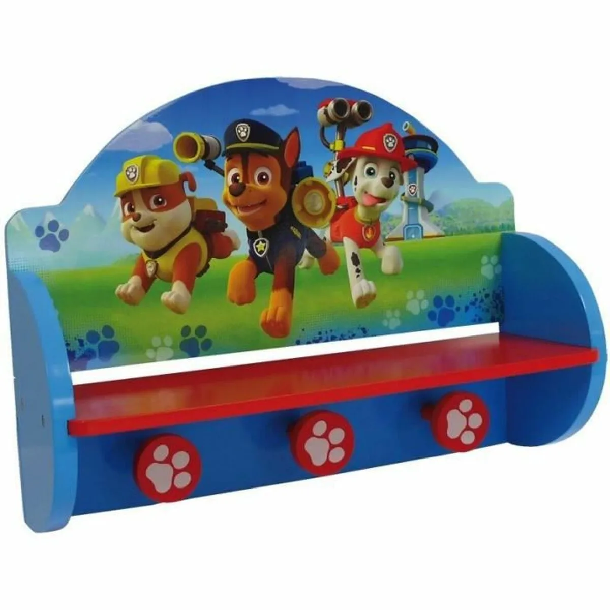 Scaffale Fun House The Paw Patrol Appendiabiti da parete