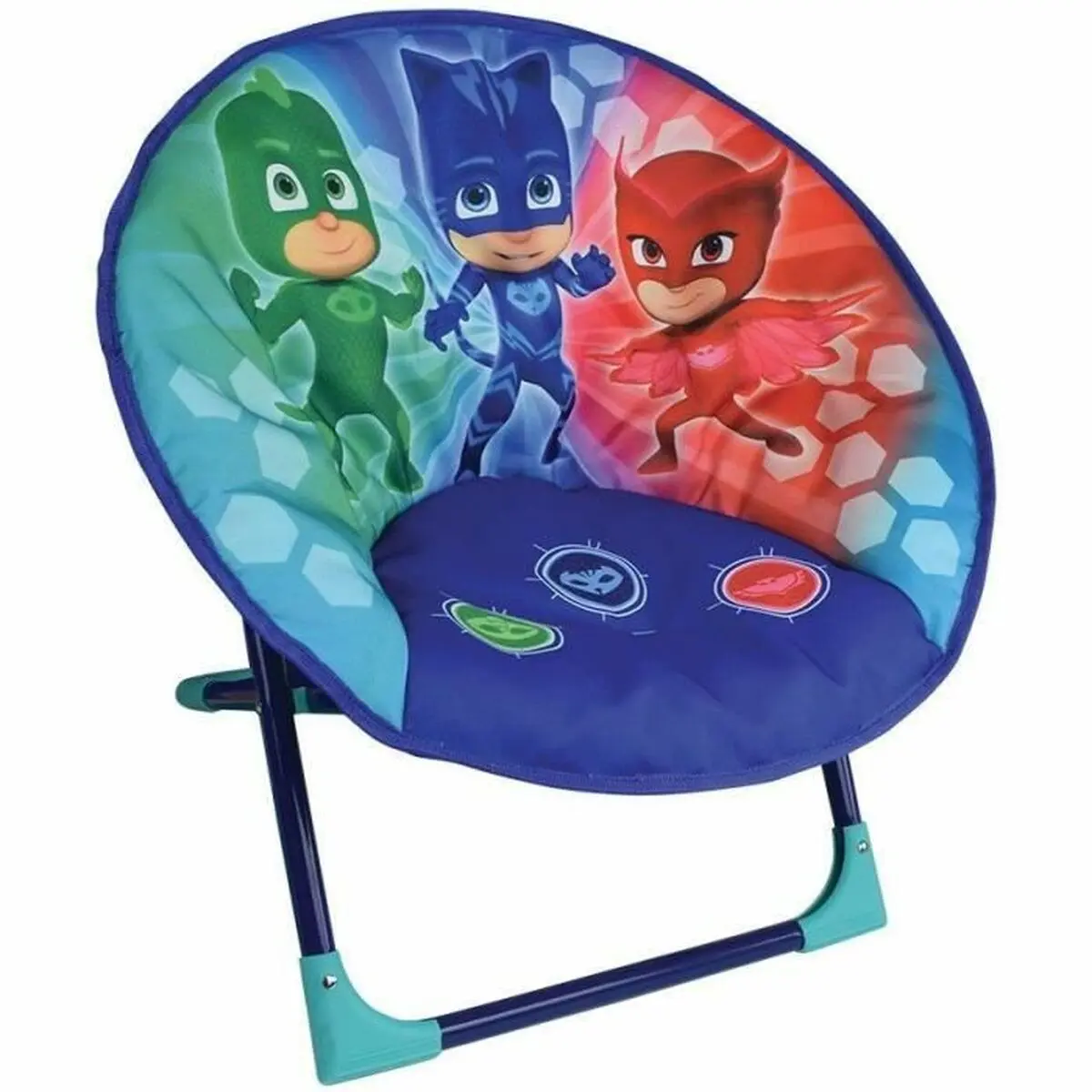 Poltrona per Bambini PJ Masks 53 x 56 x 43 cm Pieghevole