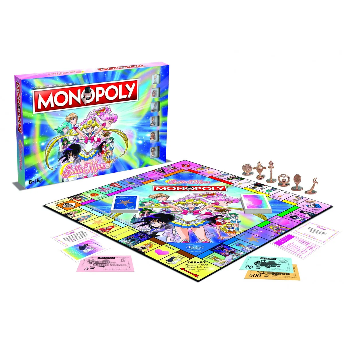 Gioco da Tavolo Monopoly Sailor Moon (Francese)