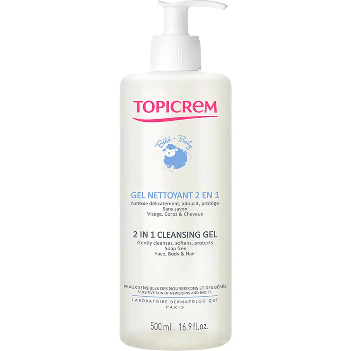 Gel Doccia Topicrem Baby 2 in 1 500 ml