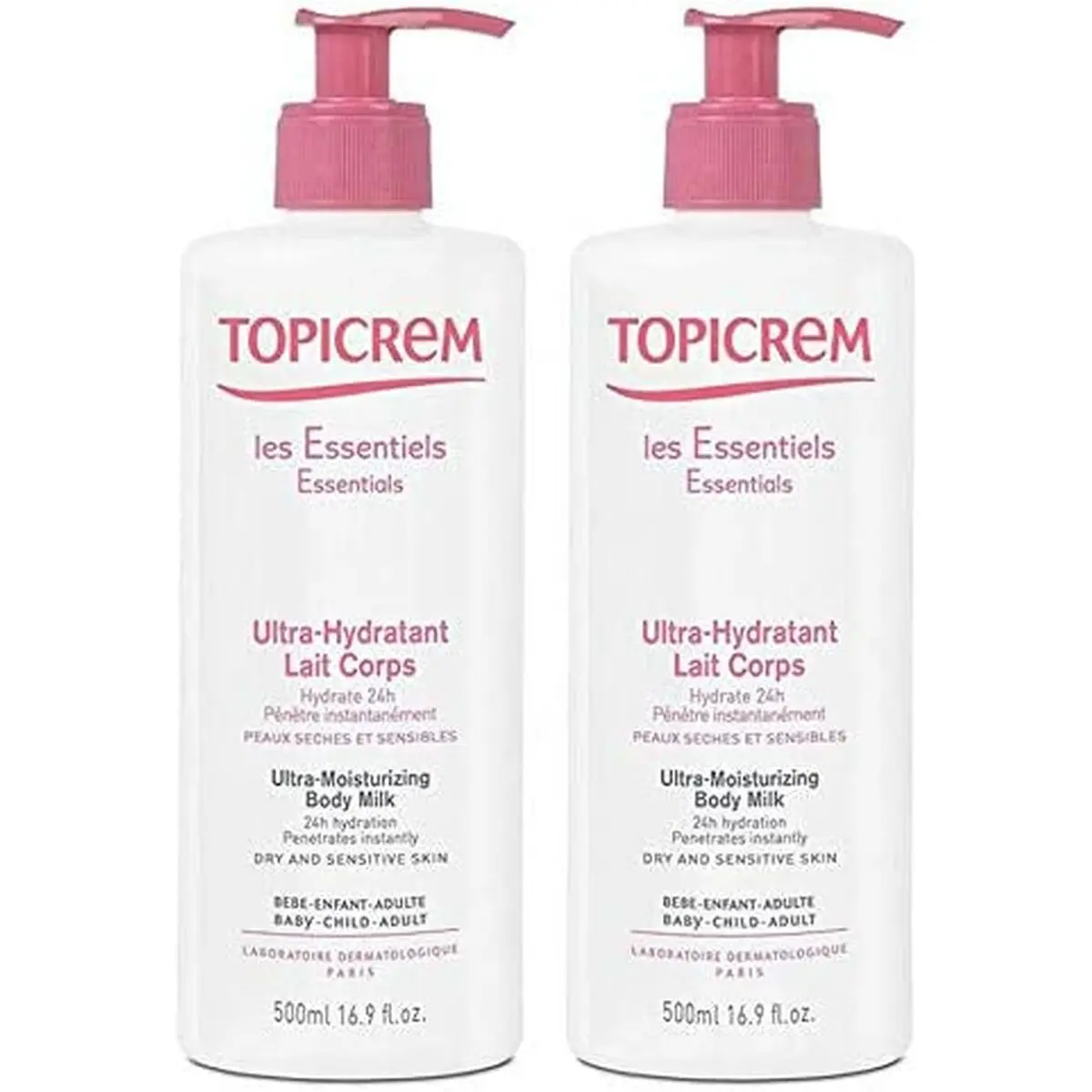 Latte Idratante Corpo Topicrem   500 ml x 2