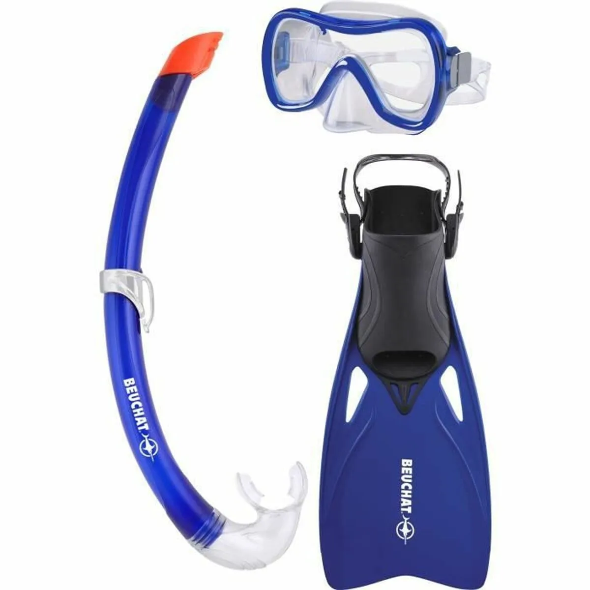 Maschera da Snorkel Azzurro Per bambini 32-36