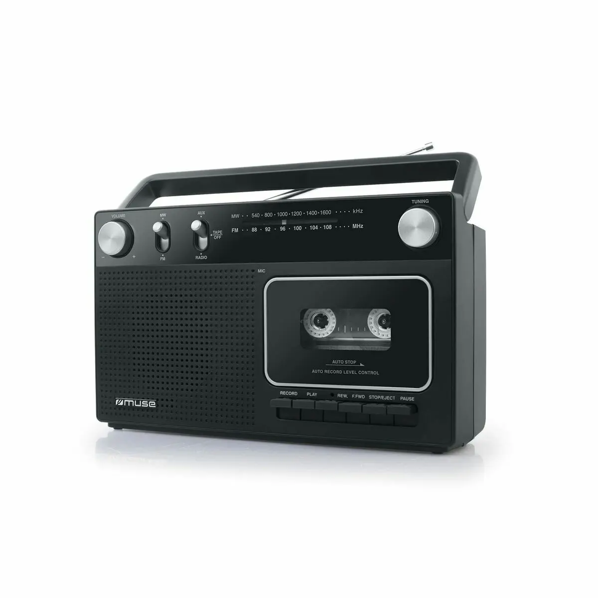 Radio Cassetta Muse M-152 RC Nero