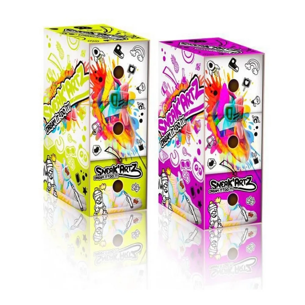 Gioco Fai-da-te Splash Toys Sneak'Artz Shoebox x 2 2 Unità Personalizzato