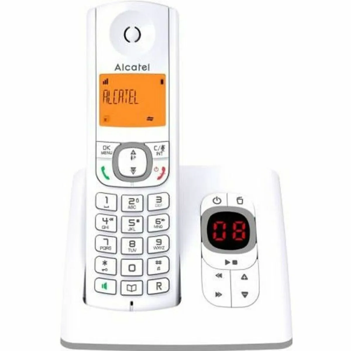 Telefono Fisso Alcatel Alcatel F530 Voice FR GRY Grigio Bianco/Grigio