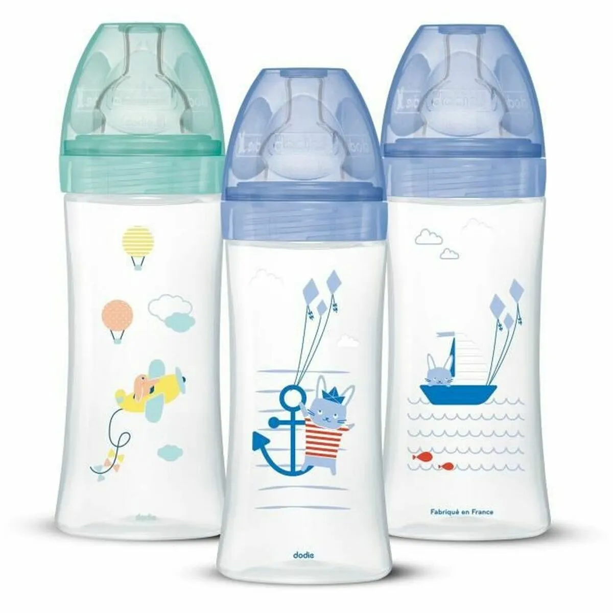 Set di bottiglie Dodie 3700763508917 3 uds (330 ml)