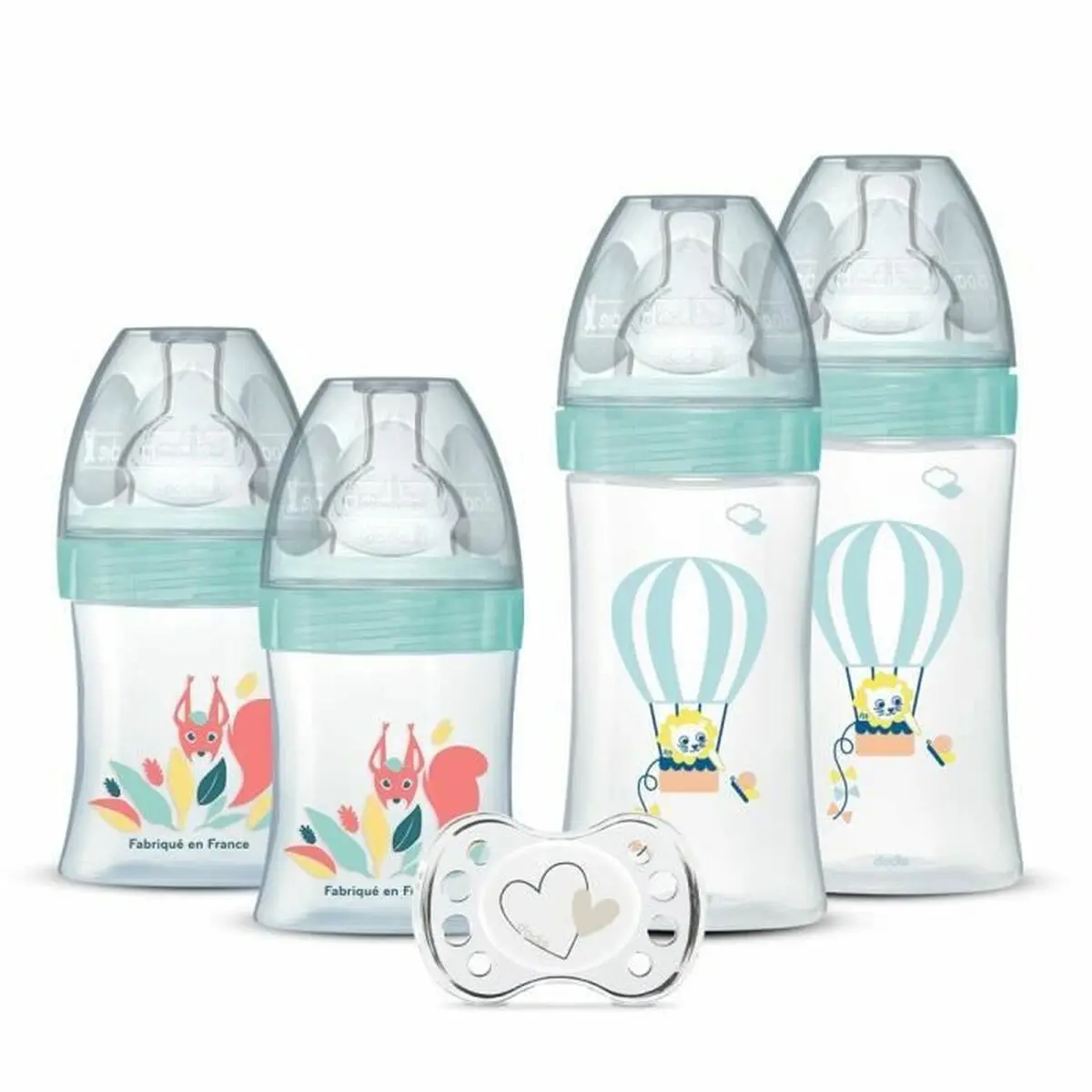 Set di bottiglie Dodie Pacifier