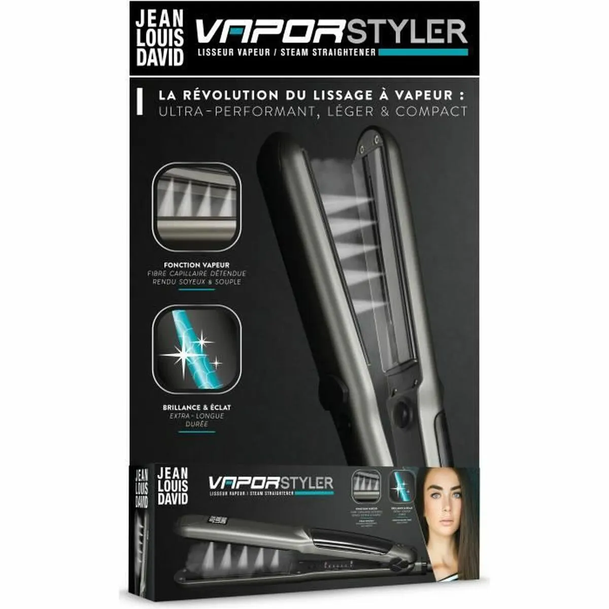 Piastra per Capelli Jean Louis David 39969 VAPOR STYLER 50 W