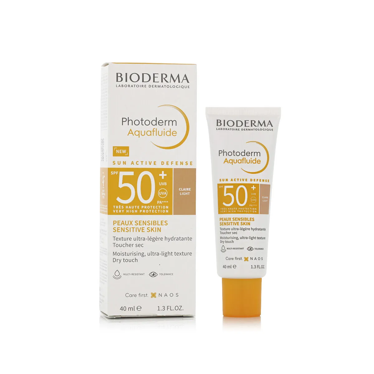 Protezione Solare Colorata Bioderma Photoderm Aquafluide Light SPF 50+ 40 ml