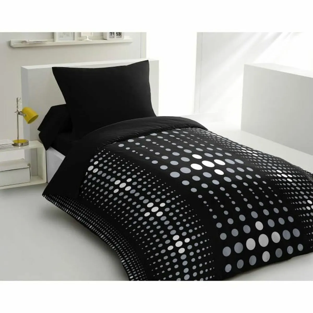 Copripiumino HOME LINGE PASSION Steevy  Nero 140 x 200 cm