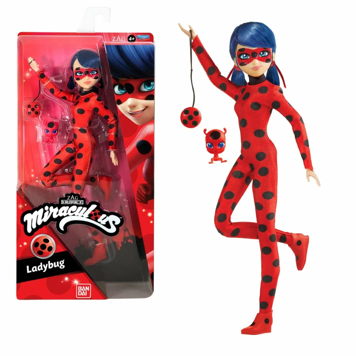 Bambola Bandai Ladybug Multicolore 26 cm