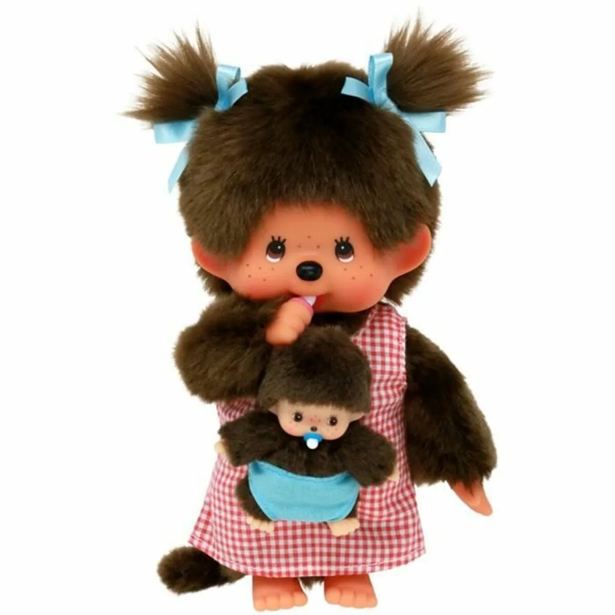 Peluche Bandai Monchhichi Maman & Baby plush 20 cm