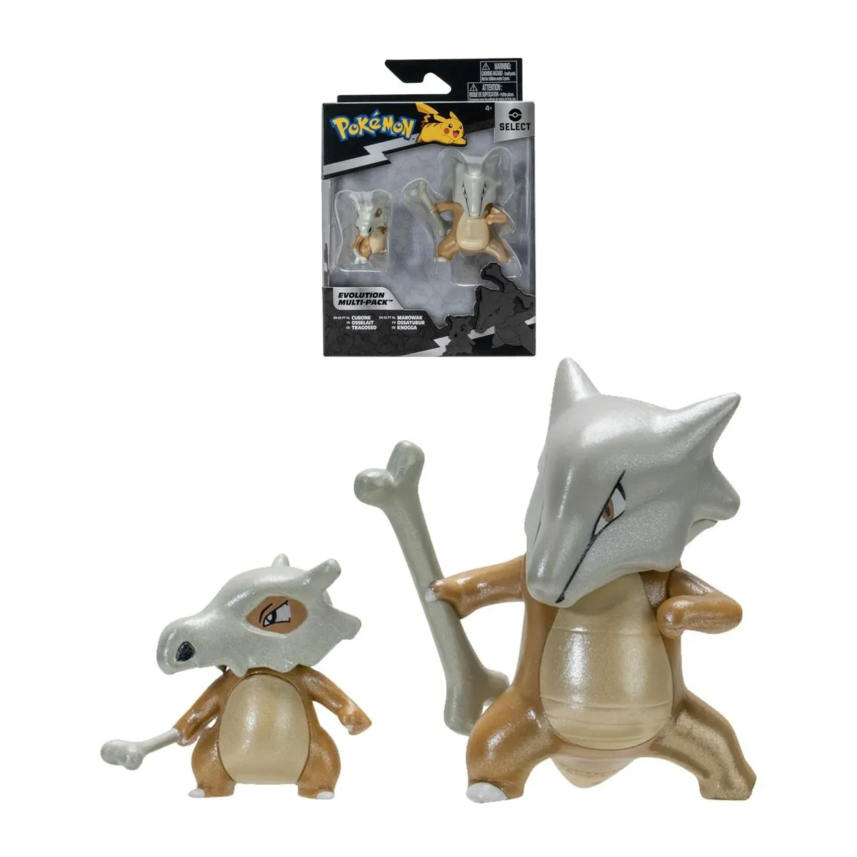 Personaggi d'Azione Pokémon Evolution Pack - Cubone & Marowak