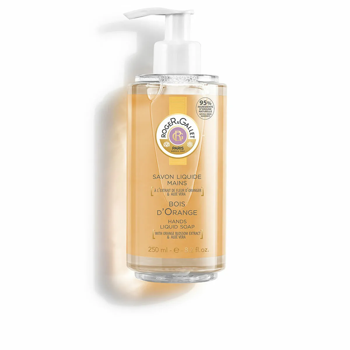 Sapone Liquido Mani con Dosatore Roger & Gallet Bois Orange 250 ml