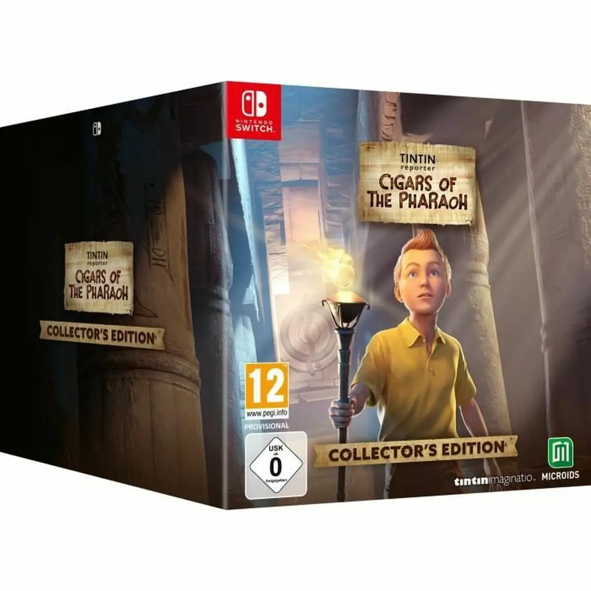 Videogioco per Switch Microids Tintin Reporter Les Cigares Du Pharaon Collector